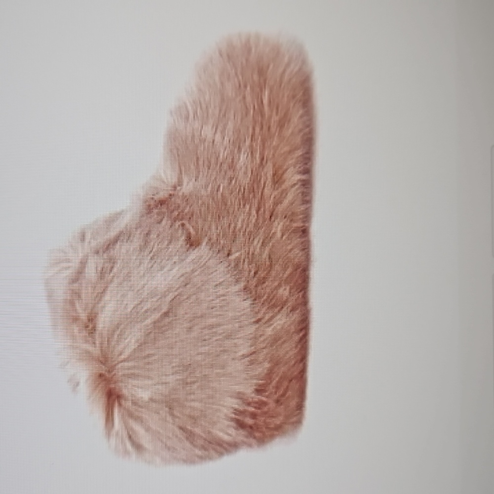 Ugg Amary Furry Slipper sz 6 pink quartz wool fleece lining faux fur new in box